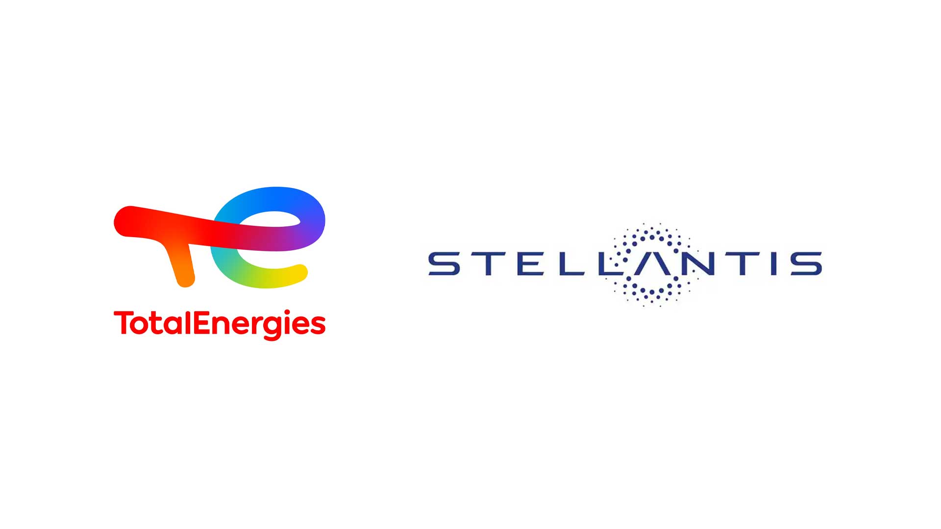 TotalEnergies logo and Stellantis logo